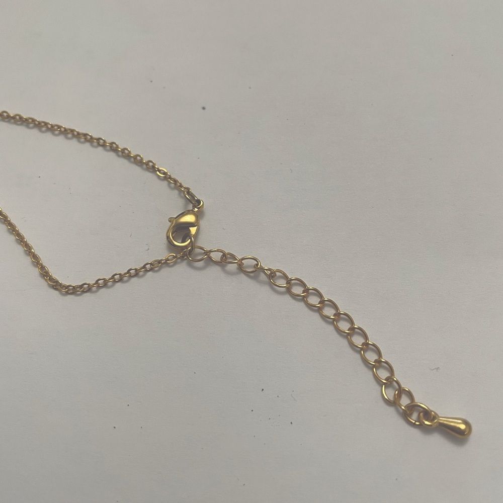 Letter J Initial Necklace - Adjustable Length - Picture 2 of 3